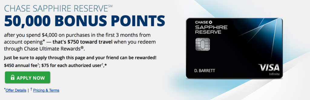 Chase Sapphire Reserve Credit Card Tail of Two Travelers